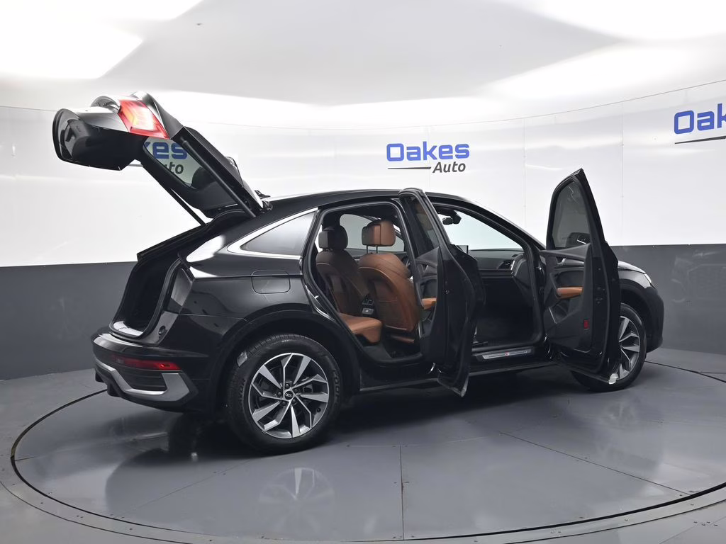 2022 Black Metallic Audi Q5 Sportback 45 S line Premium AWD SUV