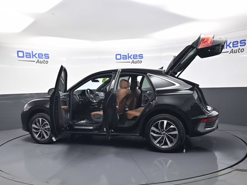 2022 Black Metallic Audi Q5 Sportback 45 S line Premium AWD SUV