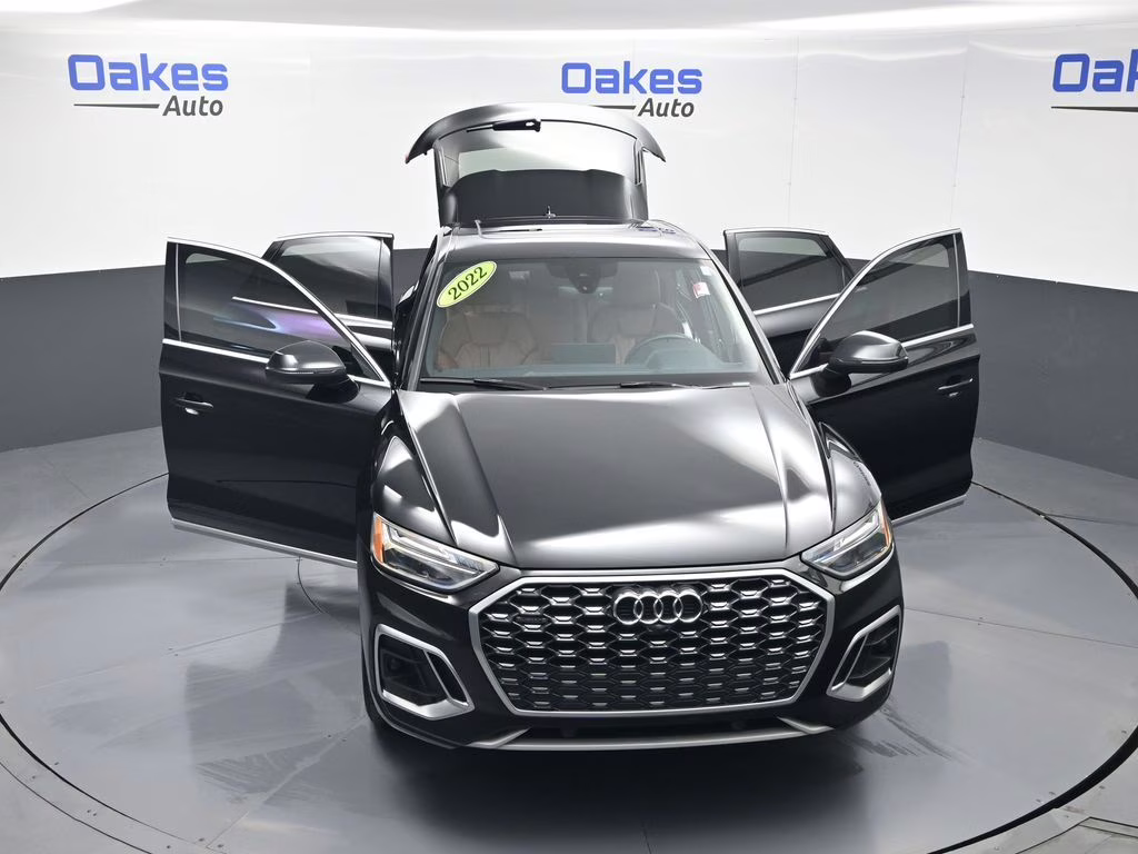2022 Black Metallic Audi Q5 Sportback 45 S line Premium AWD SUV