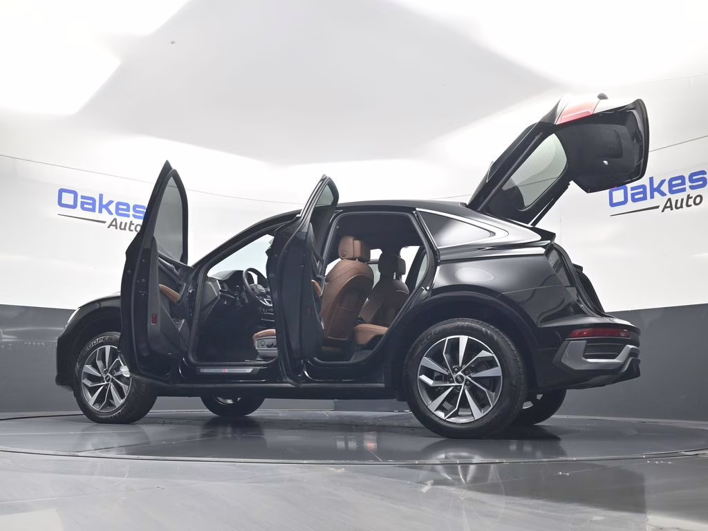 2022 Black Metallic Audi Q5 Sportback 45 S line Premium AWD SUV