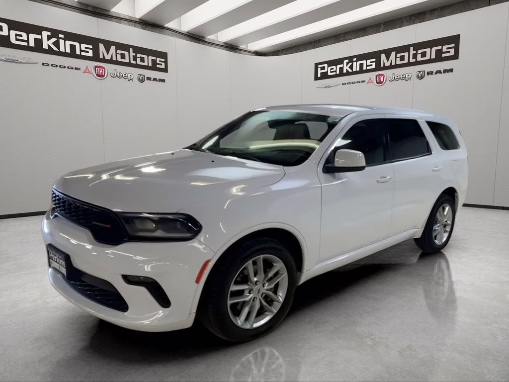 2022 White Knuckle Clearcoat Dodge Durango GT AWD SUV