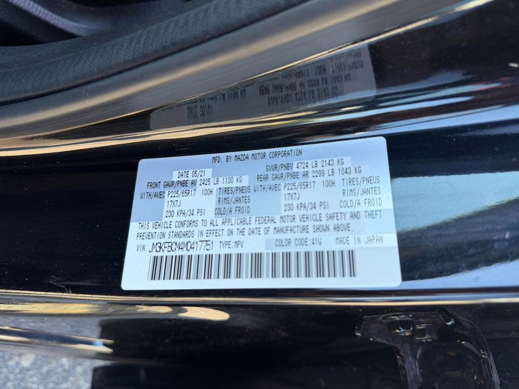 2021 Jet Black Mica Mazda CX-5 Touring Preferred w/Moonroof & Bose Sound AWD SUV