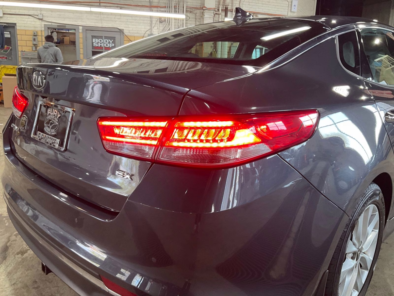 2018 Platinum Graphite Kia Optima EX FWD Sedan