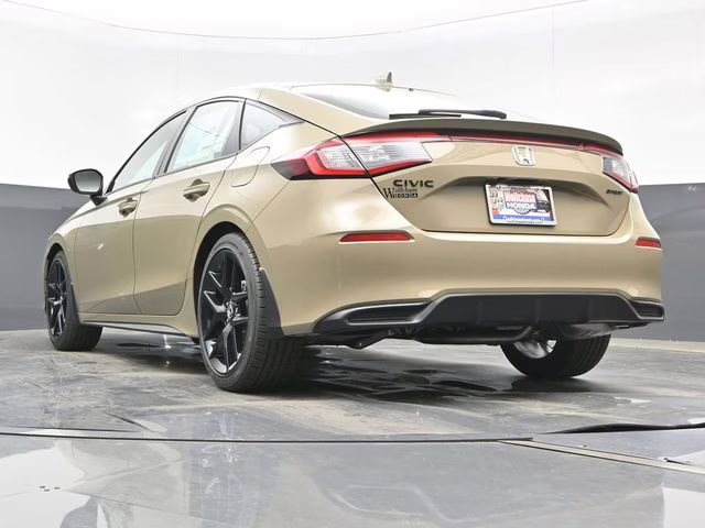 2026 Sand Dune Pearl Honda Civic Sport FWD Hatchback