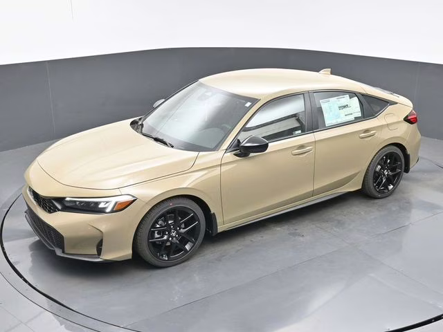 2026 Sand Dune Pearl Honda Civic Sport FWD Hatchback