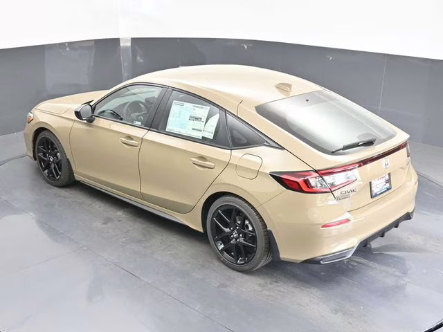 2026 Sand Dune Pearl Honda Civic Sport FWD Hatchback
