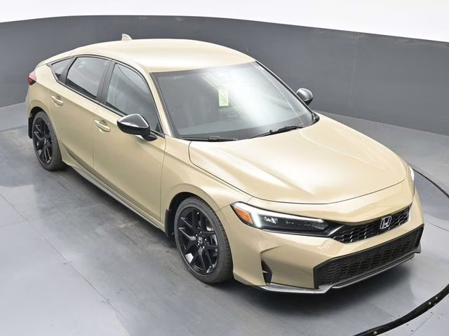2026 Sand Dune Pearl Honda Civic Sport FWD Hatchback