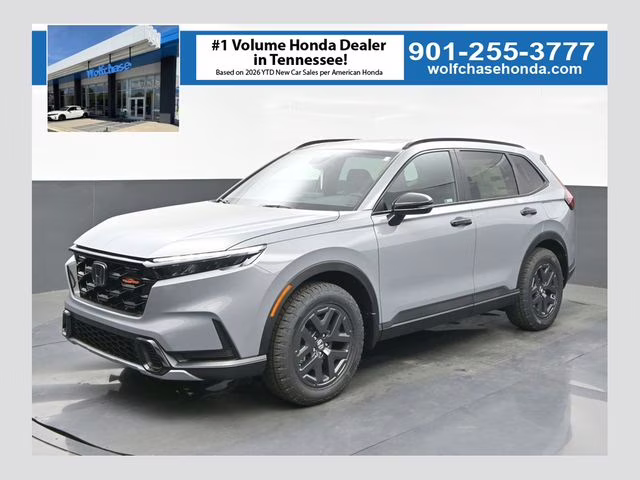 2026 Urban Gray Pearl Honda CR-V Hybrid TrailSport AWD SUV