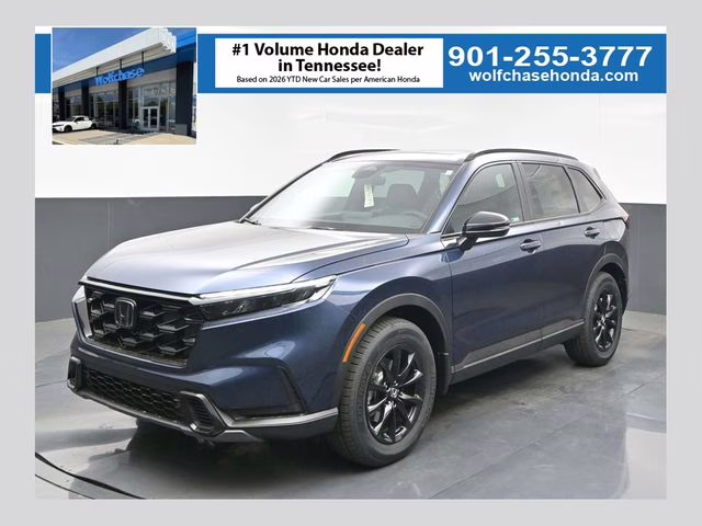 2026 Canyon River Blue Metallic Honda CR-V Hybrid Sport-L AWD SUV
