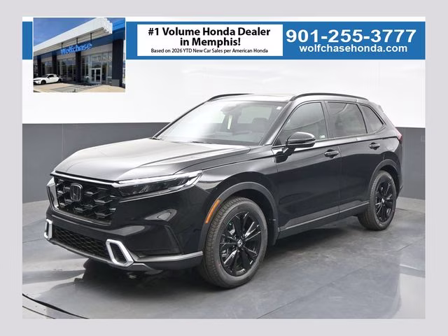 2026 Crystal Black Pearl Honda CR-V Hybrid Sport Touring AWD SUV