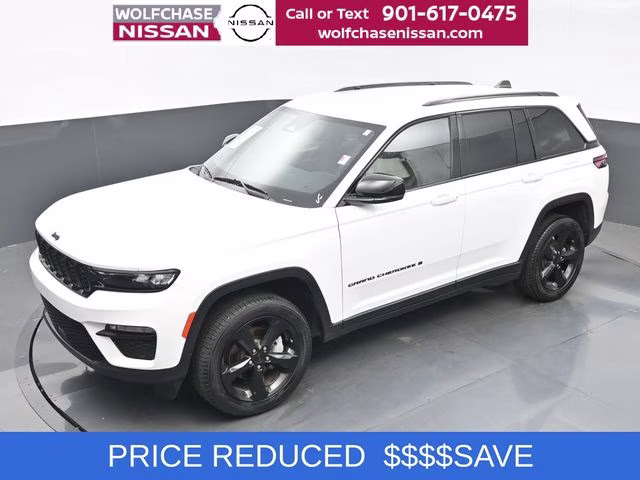 2024 Bright White Clearcoat Jeep Grand Cherokee Limited RWD SUV