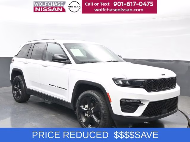 2024 Bright White Clearcoat Jeep Grand Cherokee Limited RWD SUV
