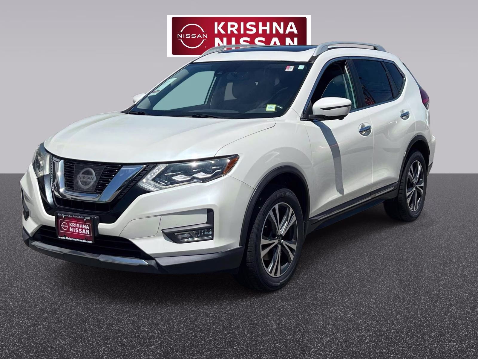 2017 White Nissan Rogue SL AWD SUV
