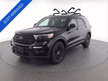 2021 Black Metallic Ford Explorer XLT 4X4 SUV