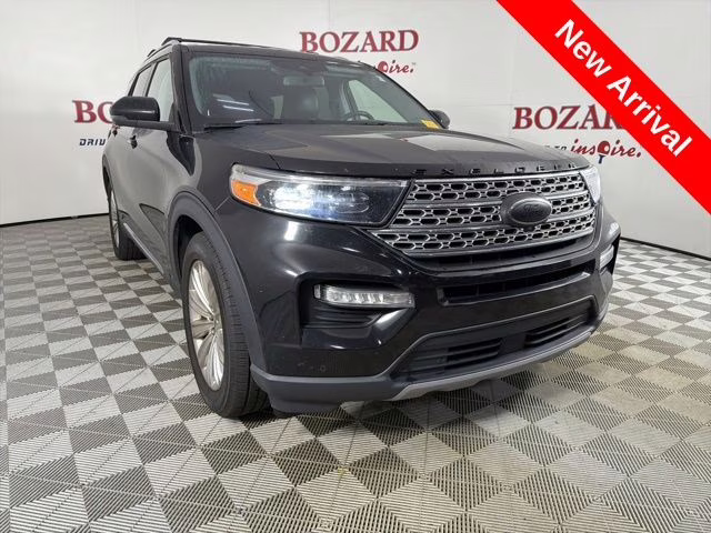 2020 Black Metallic Ford Explorer Limited RWD SUV