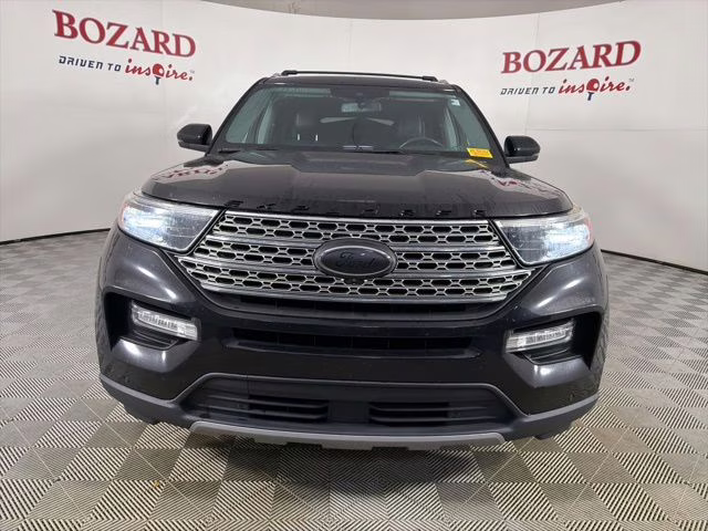 2020 Black Metallic Ford Explorer Limited RWD SUV