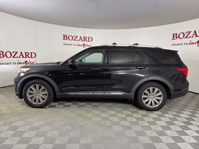 2020 Black Metallic Ford Explorer Limited RWD SUV