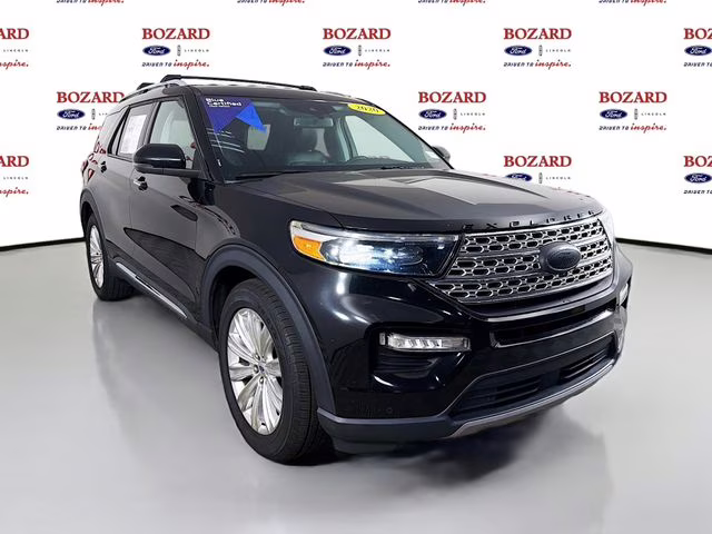 2020 Black Metallic Ford Explorer Limited RWD SUV