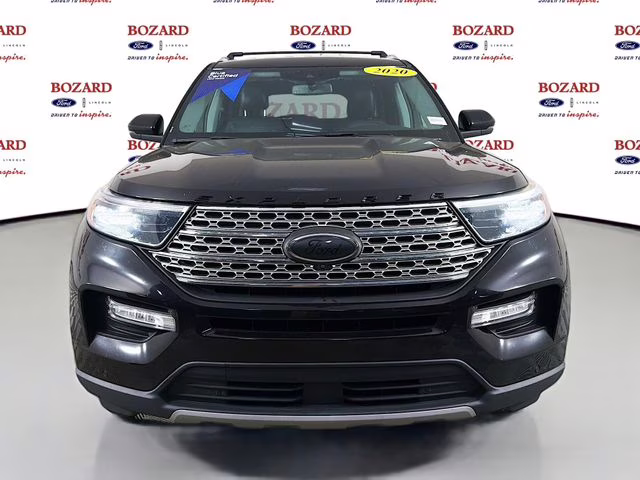 2020 Black Metallic Ford Explorer Limited RWD SUV