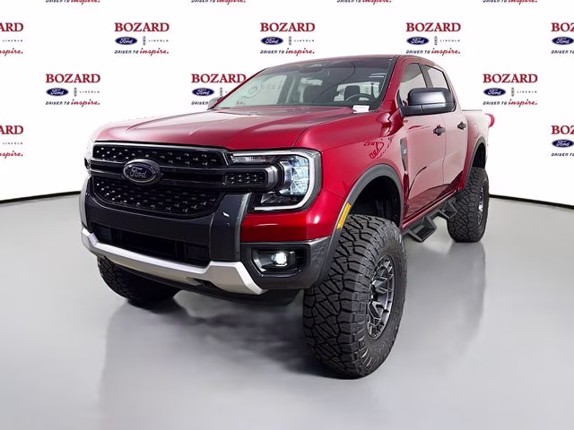 2026 Ruby Red Metallic Tinted Clearcoat Ford Ranger XLT Bozard Built 4X4 Truck