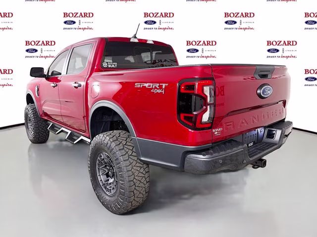 2026 Ruby Red Metallic Tinted Clearcoat Ford Ranger XLT Bozard Built 4X4 Truck