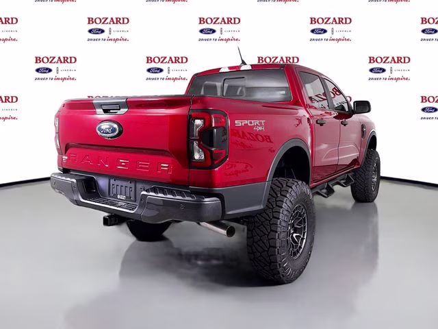 2026 Ruby Red Metallic Tinted Clearcoat Ford Ranger XLT Bozard Built 4X4 Truck