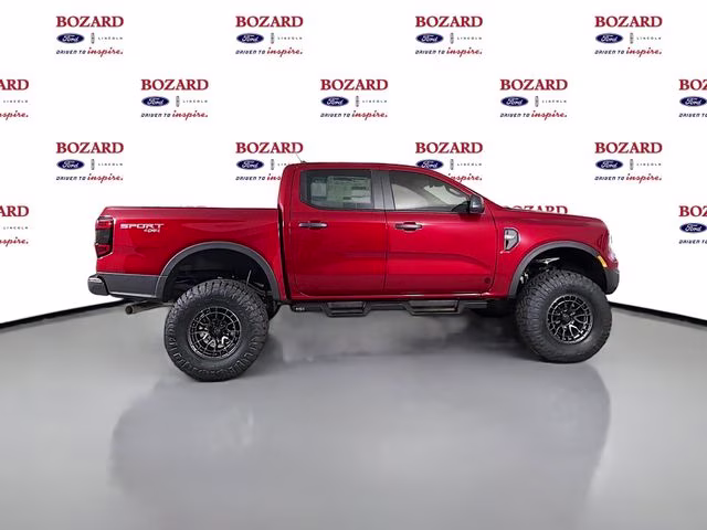 2026 Ruby Red Metallic Tinted Clearcoat Ford Ranger XLT Bozard Built 4X4 Truck