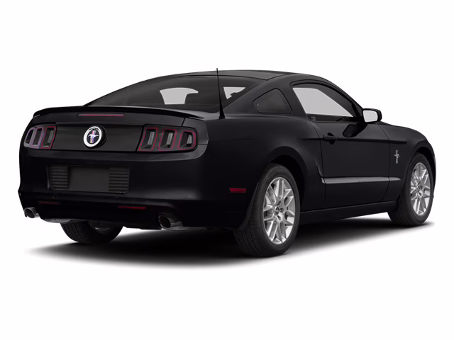 2014 Black Ford Mustang V6 Premium RWD Coupe