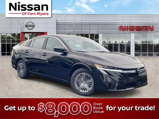 2026 Super Black Nissan Sentra S FWD Sedan