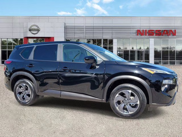 2025 Super Black Nissan Rogue SV FWD SUV