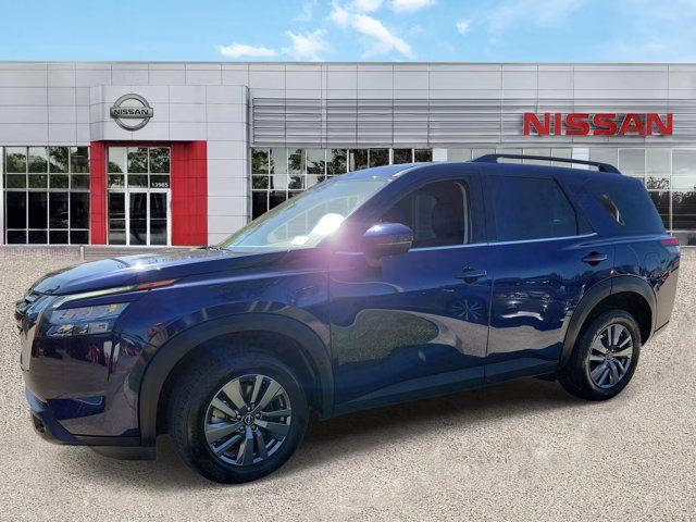 2025 Deep Ocean Blue Nissan Pathfinder SV FWD SUV