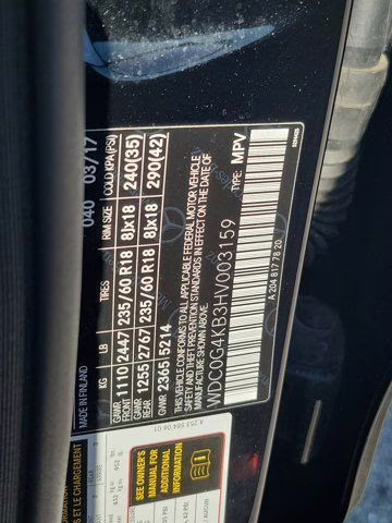 2017 Black Mercedes-Benz GLC GLC 300 AWD SUV