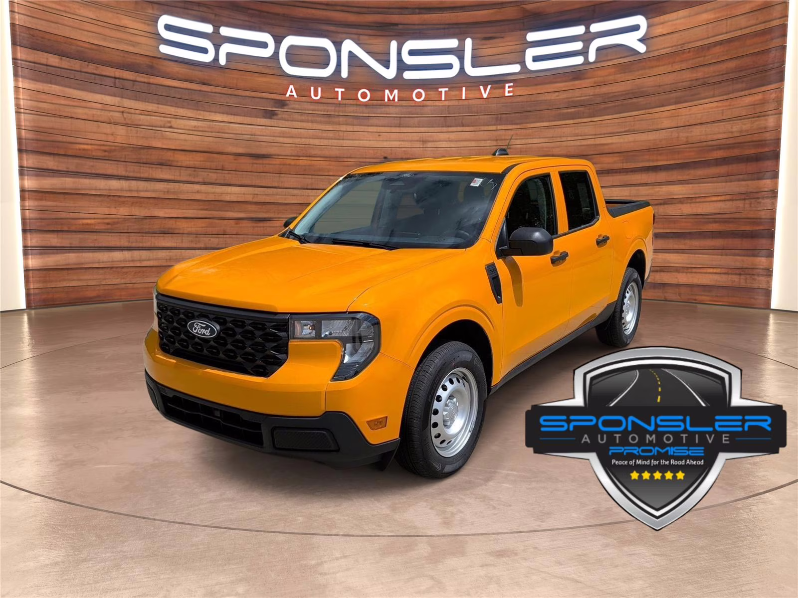 2026 Orange Fury Metallic Tri-Coat Ford Maverick XL AWD Truck