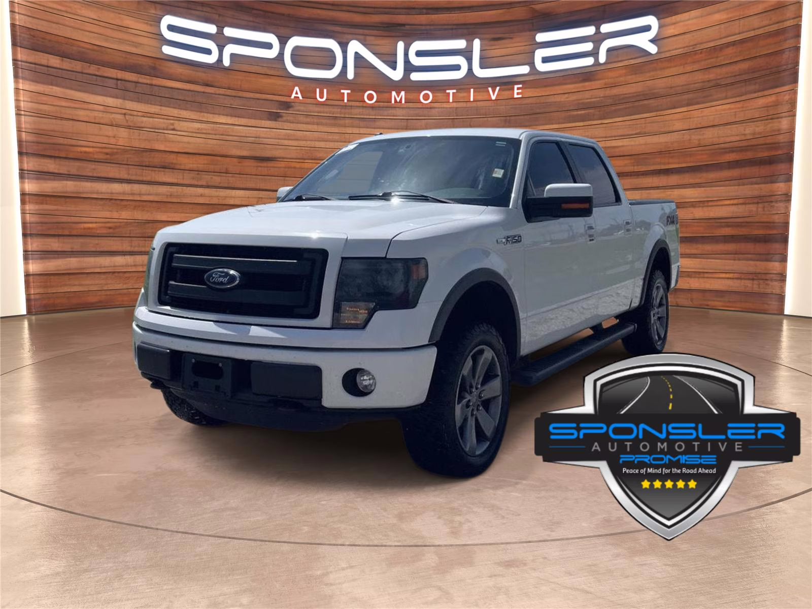 Oxford White 2014 Ford F-150 FX4 SuperCrew 4WD Pickup Truck Four-Wheel Drive 6-Speed Automatic