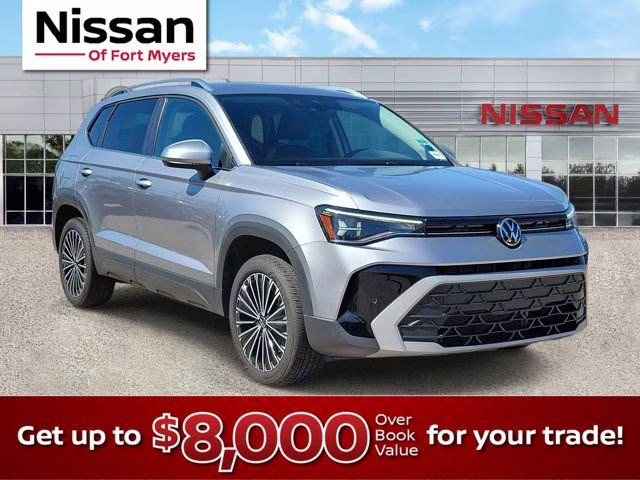 2025 Silver Volkswagen Taos 1.5T SE FWD SUV