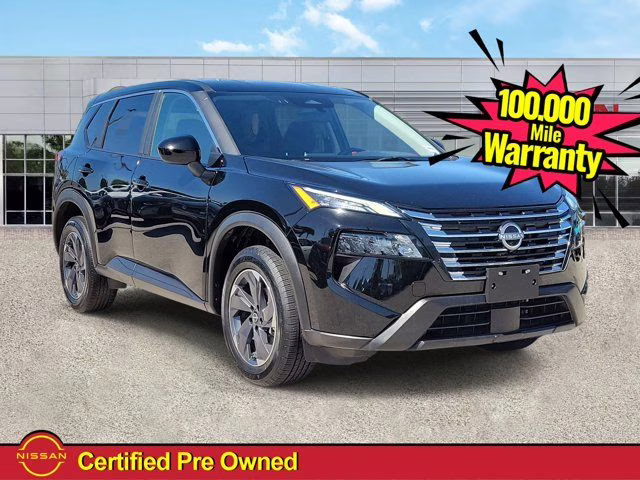 2025 Super Black Nissan Rogue SV FWD SUV