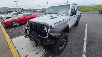 2021 Bright White Clearcoat Jeep Gladiator Rubicon 4X4 Truck