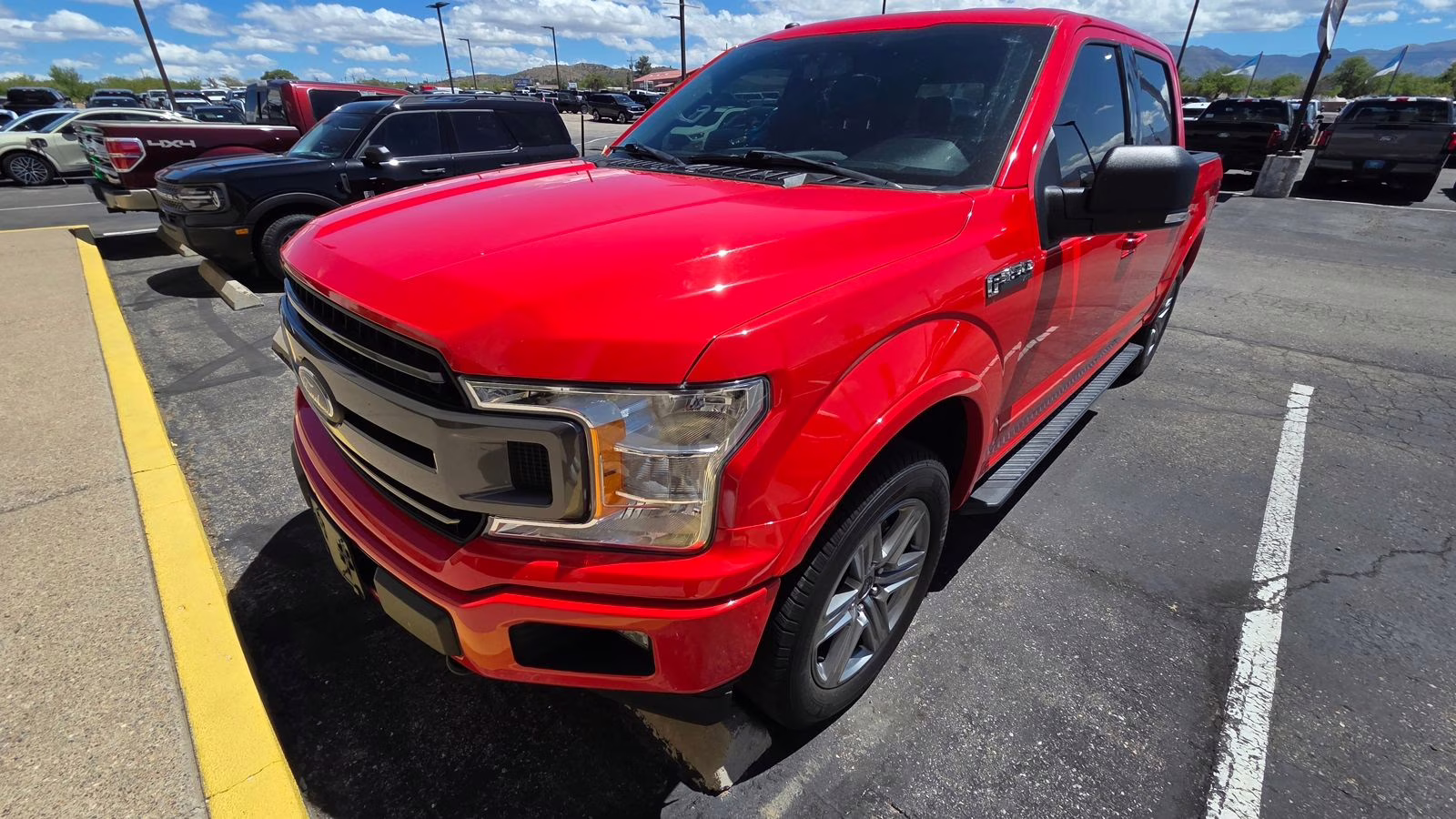 2018 Race Red Ford F-150 XLT 4X4 Truck