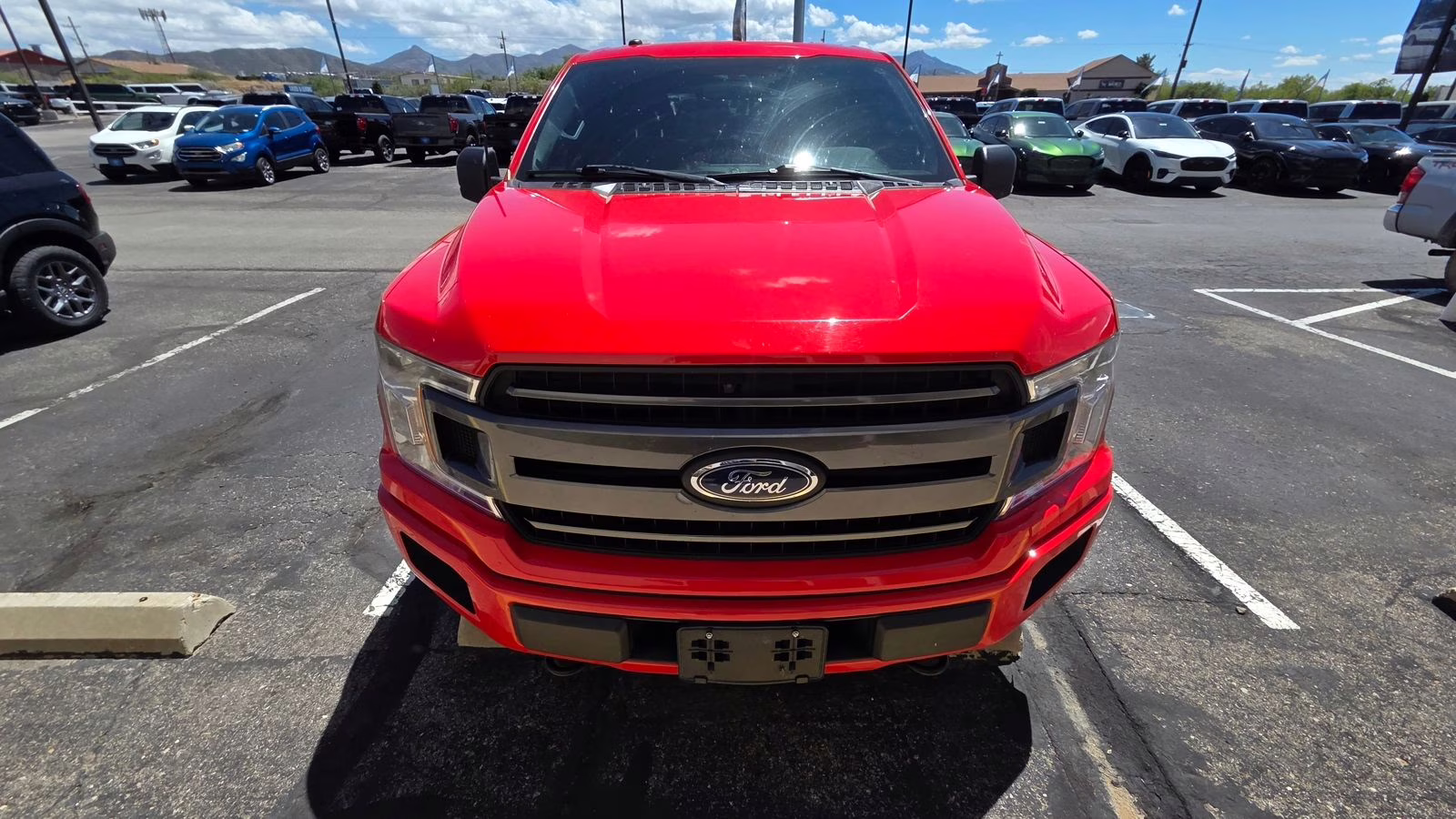 2018 Race Red Ford F-150 XLT 4X4 Truck