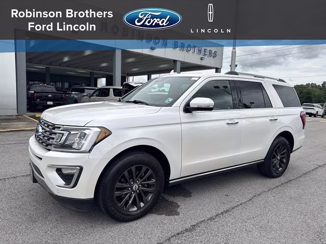 2019 White Platinum Clearcoat Metallic Ford Expedition Limited RWD SUV