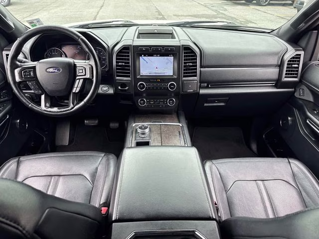 2019 White Platinum Clearcoat Metallic Ford Expedition Limited RWD SUV