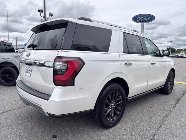 2019 White Platinum Clearcoat Metallic Ford Expedition Limited RWD SUV