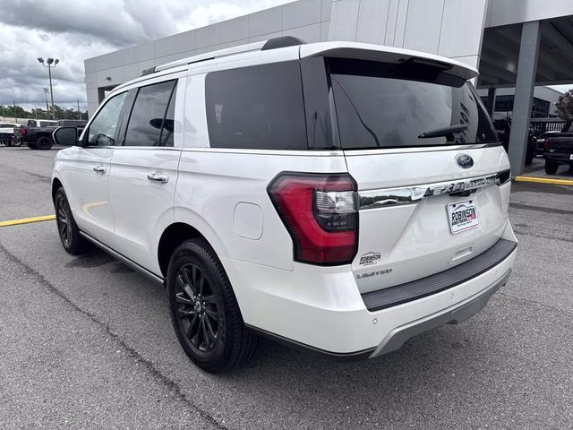 2019 White Platinum Clearcoat Metallic Ford Expedition Limited RWD SUV