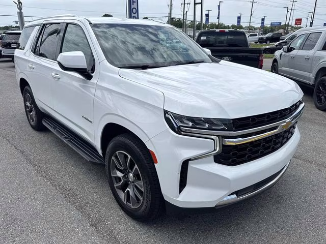2021 Summit White Chevrolet Tahoe LS RWD SUV