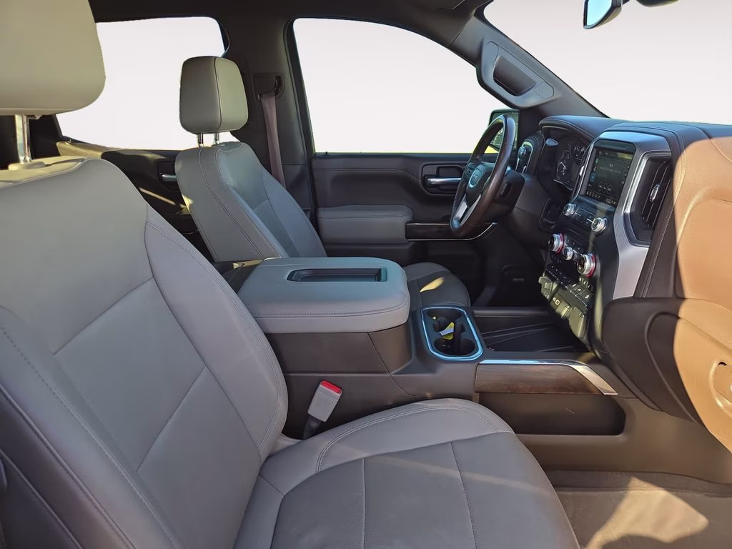 2021 Pacific Blue Metallic GMC Sierra 1500 SLT 4X4 Truck