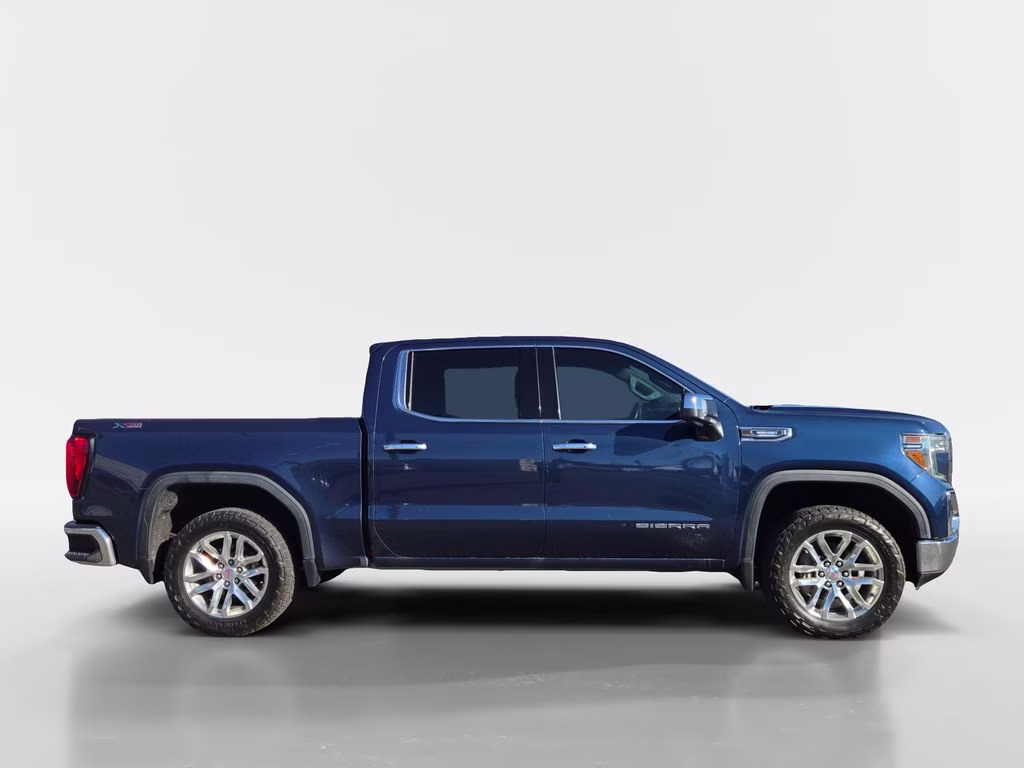 2021 Pacific Blue Metallic GMC Sierra 1500 SLT 4X4 Truck