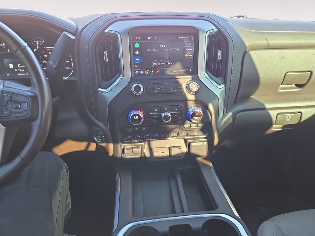 2021 Pacific Blue Metallic GMC Sierra 1500 SLT 4X4 Truck