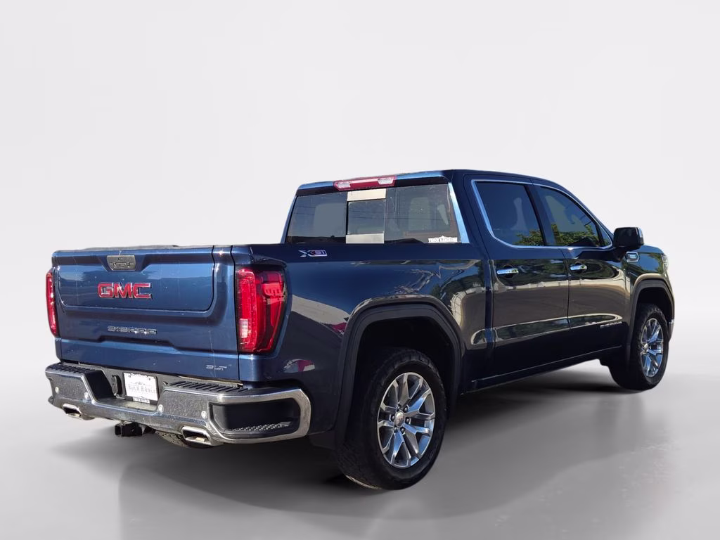2021 Pacific Blue Metallic GMC Sierra 1500 SLT 4X4 Truck