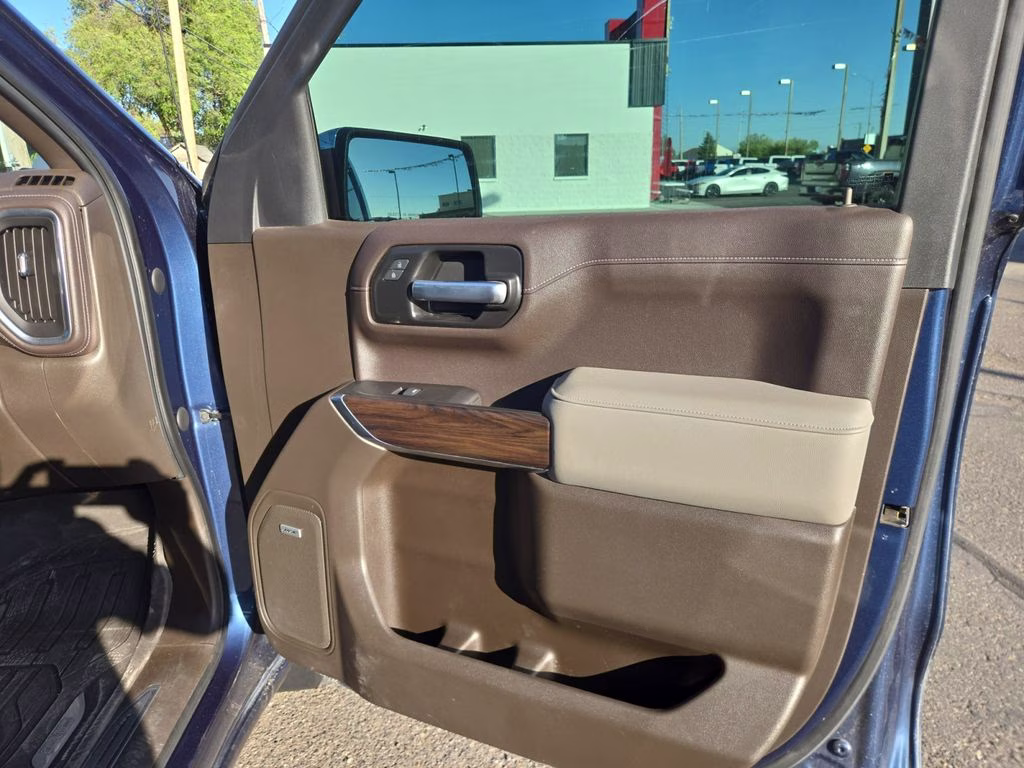 2021 Pacific Blue Metallic GMC Sierra 1500 SLT 4X4 Truck