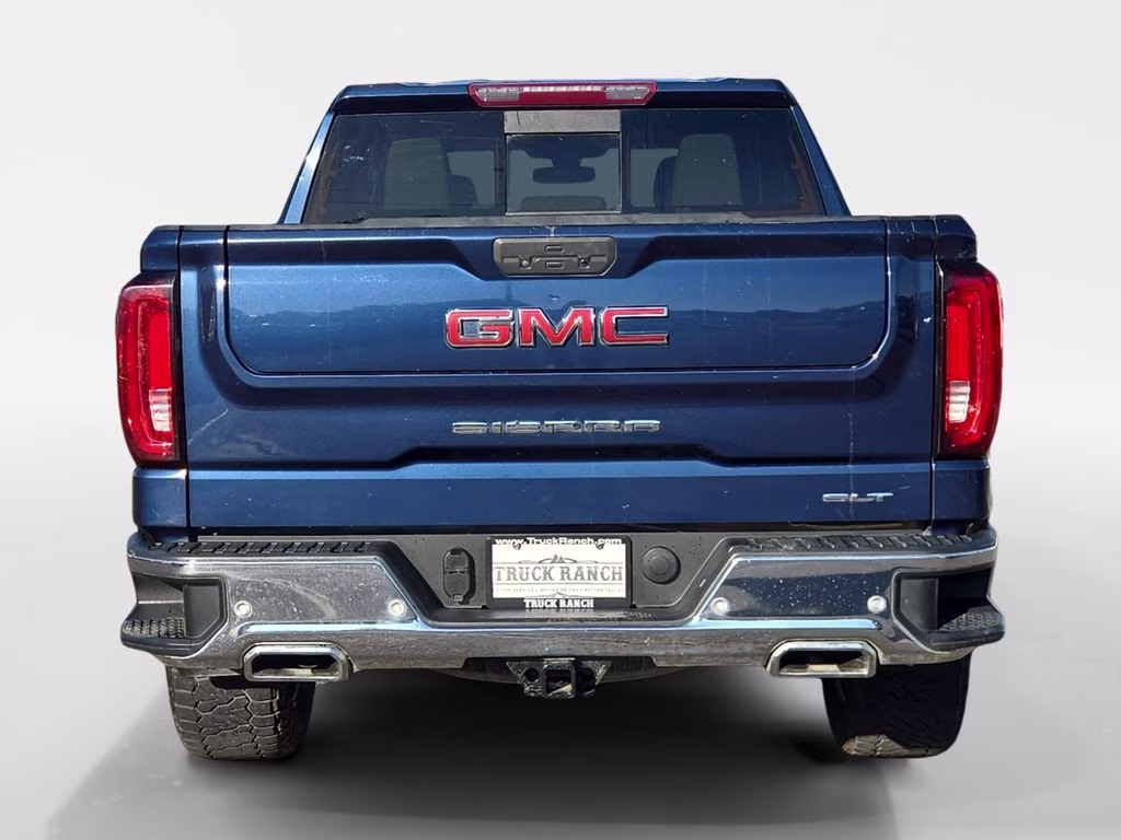 2021 Pacific Blue Metallic GMC Sierra 1500 SLT 4X4 Truck